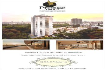 Book splendid 3 bed residences in 3.5 Cr onwards at Prestige Spencer Heights in Bangalore